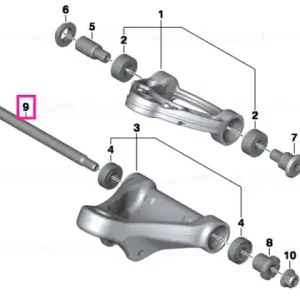 Expediere rapidă Șurub M24X1,25 - BMW Motorrad