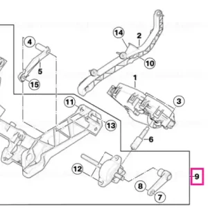 Expediere rapidă Bază purtător reglaj parbriz - BMW Motorrad