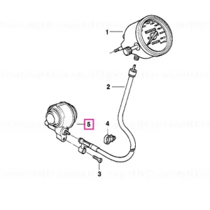 Antrenare vitezometru, I=2,875 - BMW Motorrad Transport gratuit