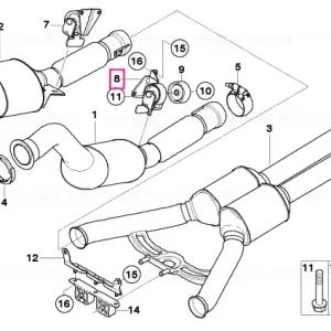 Suport catalizator motor - BMW Retur ușor