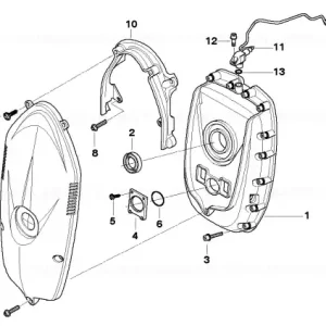 Capac lateral cu insignă - BMW Motorrad Plată securizată