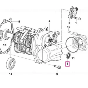 Cumpără online Garnitură arbore 15X25X6 - BMW Motorrad