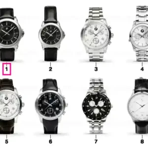 Ceas mână barbați BMW Classic, negru/negru BLACK/BLACK Preț promoțional