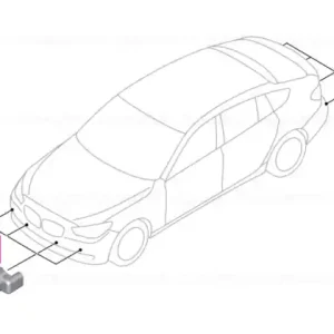 Senzor ultrasonic, albastru Neptune, WA85 - BMW Reducere specială