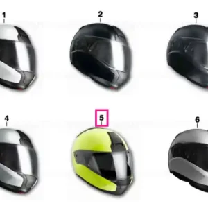 Retur gratuit Cască 6, galben fluorescent, 54/55 ECE - BMW Motorrad