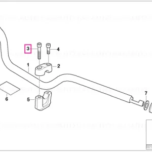 Plată securizată Șurub ASA, M10X90 - BMW Motorrad