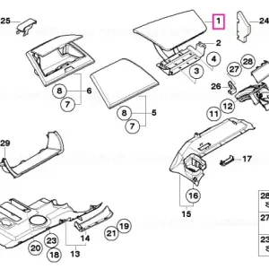 Capac airbag, SCHWARZ - BMW Ieftin