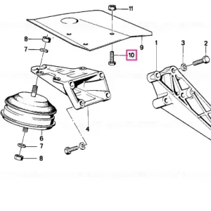 Șurub hexagonal cu șaibă M6X16-U2-ZNS3 - BMW Plată securizată
