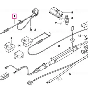 Expediere rapidă Cablu baterie negativ IBS - BMW - Mini