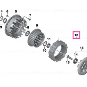 Set discuri ambreiaj arcuri 13MM - BMW Motorrad Cumpără online