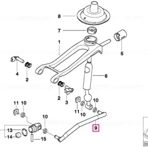 Tijă selector - BMW Plată securizată