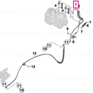 Set conduct frână circuit control spate - BMW Motorrad Preț mic