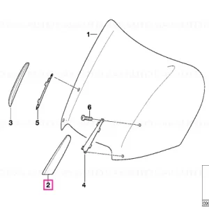 Capot stânga GRAPHITAN - BMW Motorrad Reducere de preț