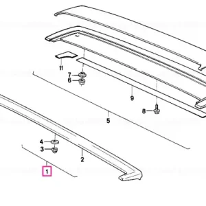 Set montaj spoiler spate grund - BMW Expediere rapidă