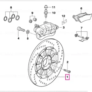 Disc frana spate - BMW Motorrad Preț mic