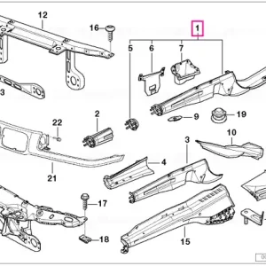 Suport motor complet stanga - BMW Popular