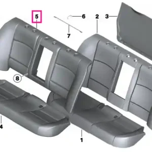 Capac spatar piele SCHWARZ - BMW Transport gratuit