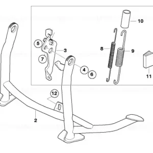 Reducere extra Set piese montaj suport inclinabil - BMW Motorrad