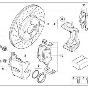 Kit retrofit frână sport J. COOPER WORKS - BMW - Mini Cumpără online