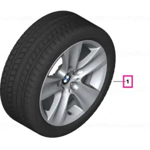 Roată completă de iarnă - Star Spoke 327 cu anvelopa Dunlop SP Winter Sport 3D ROF - 225/55R17 97H - BMW Seria 5/6 F10/F11/F12/F13/F06 Disponibil imediat