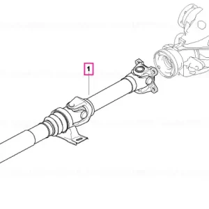 Transmisie arbore antrenare manual L=1449MM - BMW Noutate