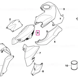 Capac, fata dreapta - BMW Motorrad Reducere