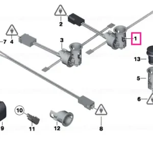 Soclu aprindere cu LED 3 POL. - BMW Expediere rapidă