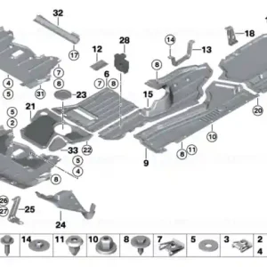 Super ofertă Izolare motor față - BMW