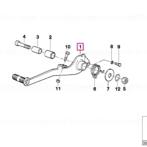 Pârghie frână - BMW Motorrad Preferatul clienților
