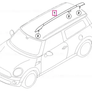 Șină acoperiș stânga - BMW - Mini Preferatul clienților