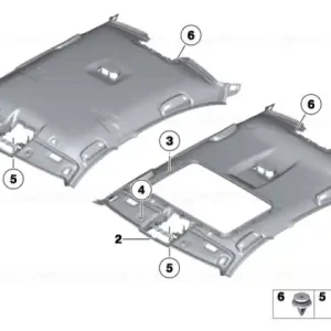 Tapiterie plafon OYSTER - BMW Retur gratuit