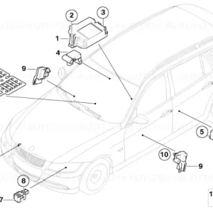 Senzor prezenta scaun pasager - BMW Seria 3 E90, E91; X1 E84 Reduceri