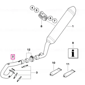 Set colector evacuare AKRAPOVIC - BMW Motorrad Cel mai bun preț
