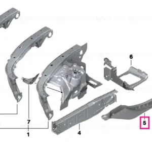 Suport motor spate stâng - BMW Chilipir