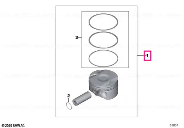 Piston (+0,25) - BMW Noutate