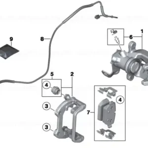 Popular Set placute frana spate - MINI R60 R61