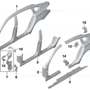Suport panou lateral sus dreapta - BMW Reducere