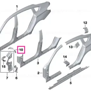 Suport panou lateral dreapta - BMW Reducere