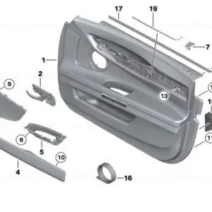 Capac difuzor stânga SCHWARZ - BMW Cumpără online