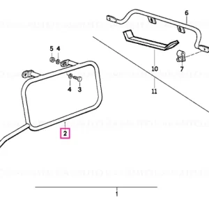 Suport carcasă dreapta, VERCHROMT - BMW Motorrad Ofertă