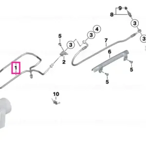 Set reparație conducte frână spate - BMW Motorrad Ofertă limitată