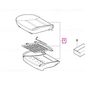 Tapiterie scaun Comfort piele clima SILVERSTONE - BMW Preț redus