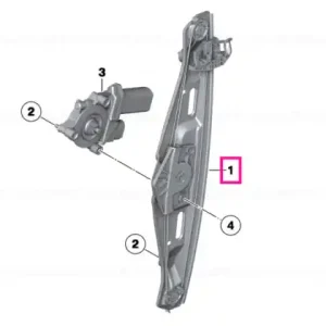 Ridicător geam electric spate dreapta - BMW Super ofertă