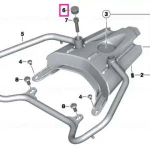 Capac cauciuc - BMW Motorrad Retur ușor