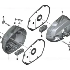 Capac bobine stânga - BMW Motorrad Livrare gratuită