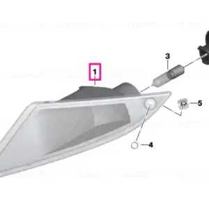 Indicator direcție față stânga - BMW Motorrad Doar azi