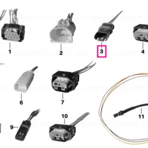 Ieftin Dop reparație 3 pini Nr. 611653 No. 611653 - BMW Motorrad