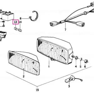 Ofertă Simbol lampă ceață spate - BMW Motorrad