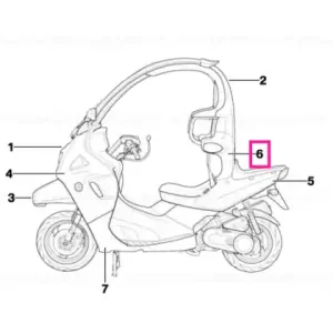 Carenaj arcadă umăr dreapta aprimat - BMW Motorrad Plată securizată