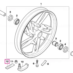 Cumpărături sigure Semn TPC control presiune anvelope - BMW Motorrad